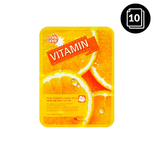 MAY ISLAND Vitamin Real Essence Mask Pack 10ea