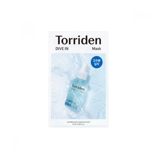 Torriden DIVE-IN Lowmolecule Hyaluronicacid Mask Pack 1ea